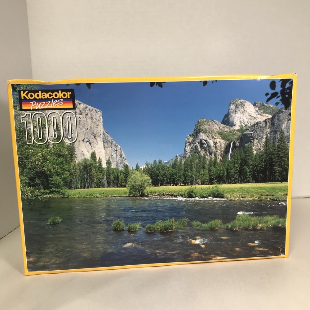 Sealed Rose Art Kodacolor Puzzles - 1000 Piece - Bridal Veil Falls,‎ CA #21100
